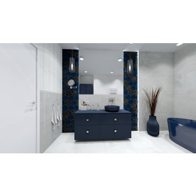 Elita Look RE080401027030 szafka 40x44.9x63.5 cm boczna wisząca niebieska