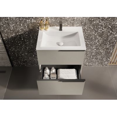 Elita Look RE010601027020 szafka 60x44.9x63.5 cm podumywalkowa wisząca beżowa
