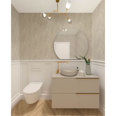 Elita Look RE011000027020 szafka 100x44.9x63.5 cm podumywalkowa wisząca beżowa