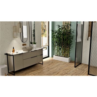 Elita Look RE011000027020 szafka 100x44.9x63.5 cm podumywalkowa wisząca beżowa