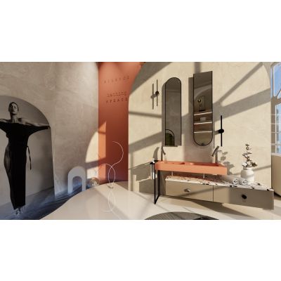 Elita Look RE080603027020 szafka 60x44.9x28.1 cm podumywalkowa wisząca beżowa