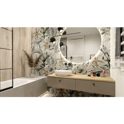 Elita Look RE010603027020 szafka 60x44.9x28.1 cm podumywalkowa wisząca beżowa