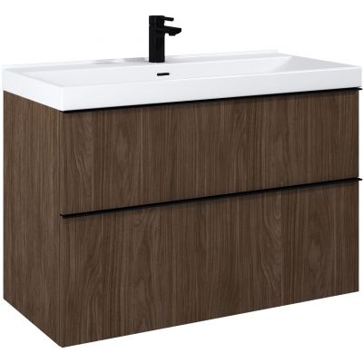 Elita Look RE011000027060 szafka 100x44.9x63.5 cm podumywalkowa wisząca orzech