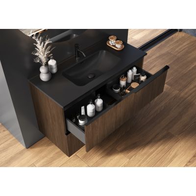 Elita Look RE011000027060 szafka 100x44.9x63.5 cm podumywalkowa wisząca orzech