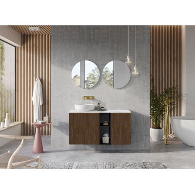 Elita Look RE080401027060 szafka 40x44.9x63.5 cm boczna wisząca orzech