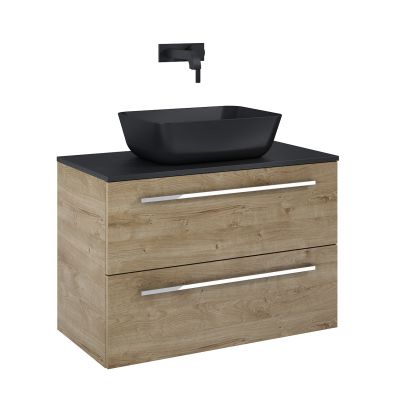 Elita Kwadro Plus 168958 szafka 79.6x39.6x53 cm podumywalkowa wisząca dąb