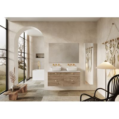 Elita Kwadro Plus 168958 szafka 79.6x39.6x53 cm podumywalkowa wisząca dąb