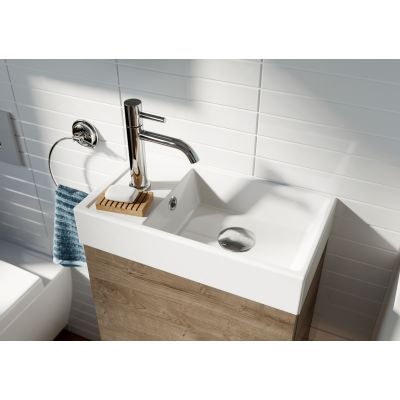 Elita Young Basic RE168991007050 umywalka z szafką 40.2 cm dąb