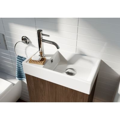 Elita Young Basic RE168992007060 umywalka z szafką 40.2 cm orzech