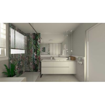 Elita Look RE080300025290 szafka 40x44.9x63.5 cm boczna wisząca biała