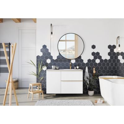 Elita Look RE080400028060 szafka 40x44.9x63.5 cm boczna wisząca biała