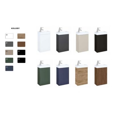 Elita Young Basic RE168991007050 umywalka z szafką 40.2 cm dąb