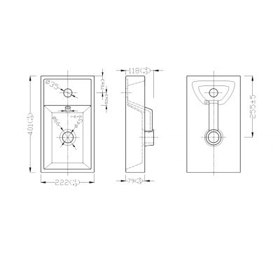 Elita Young Basic RE168991007050 umywalka z szafką 40.2 cm dąb