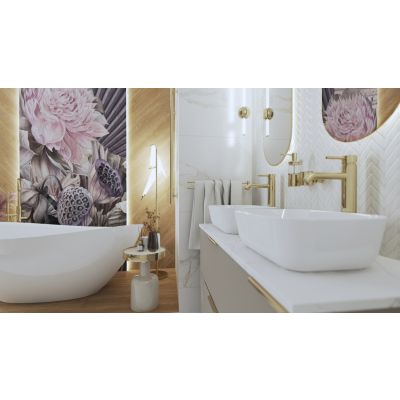 Elita Reni RE040800038060 umywalka 45.5x32.5 cm prostokątna nablatowa biała