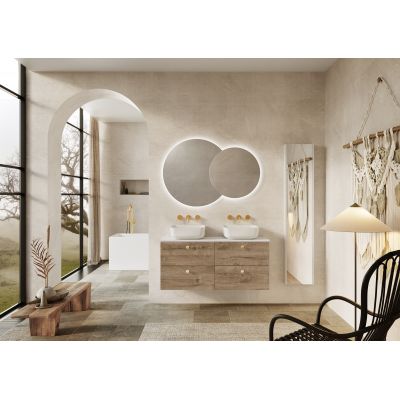 Elita Reni RE040800038060 umywalka 45.5x32.5 cm prostokątna nablatowa biała