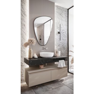 Elita Lorca RE040420048060 umywalka 41.5x41.5 cm okrągła nablatowa biała