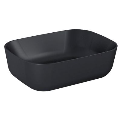 Elita Reni RE040460037160 umywalka 45.5x32.5 cm prostokątna nablatowa czarna