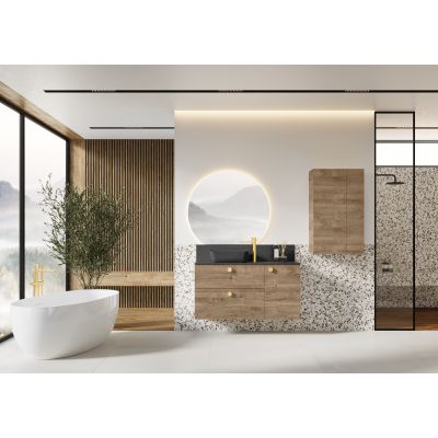 Elita Reni RE040460036010 umywalka 45.5x32.5 cm prostokątna nablatowa antracyt