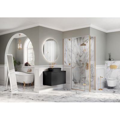 Elita Babette RE040620017160 umywalka 62x41.2 cm owalna nablatowa czarna