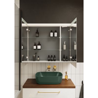 Elita Reni RE040460037010 umywalka 45.5x32.5 cm prostokątna nablatowa zielona