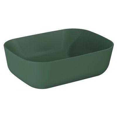 Elita Reni RE040460037010 umywalka 45.5x32.5 cm prostokątna nablatowa zielona