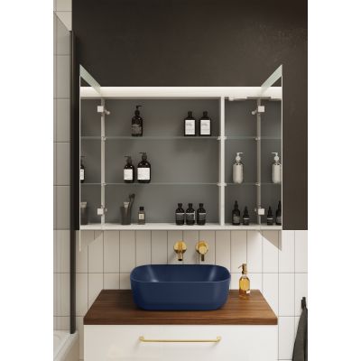 Elita Reni RE040460037030 umywalka 45.5x32.5 cm prostokątna nablatowa niebieska