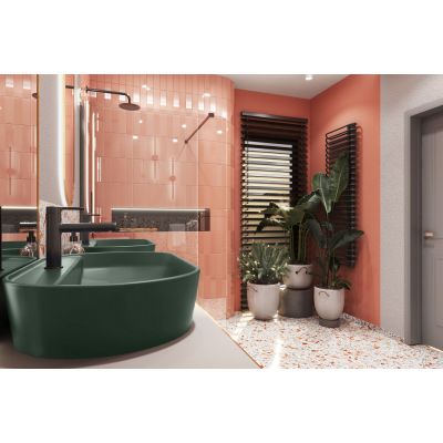 Elita Babette RE040620017010 umywalka 62x41.2 cm owalna nablatowa zielona