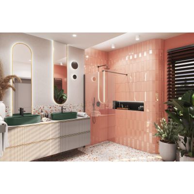 Elita Babette RE040620017010 umywalka 62x41.2 cm owalna nablatowa zielona