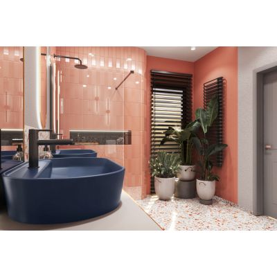 Elita Babette RE040820017030 umywalka 81.5x41.5 cm owalna nablatowa niebieska