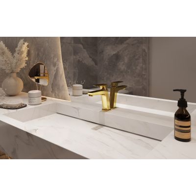 Ferro Vitto Gold Verdeline BVI2VLG bateria umywalkowa stojąca złoty