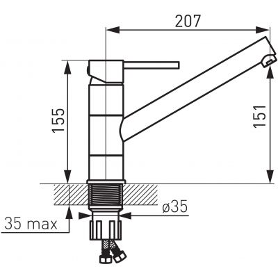 FDesign Flusso FD1FLS455 bateria kuchenna
