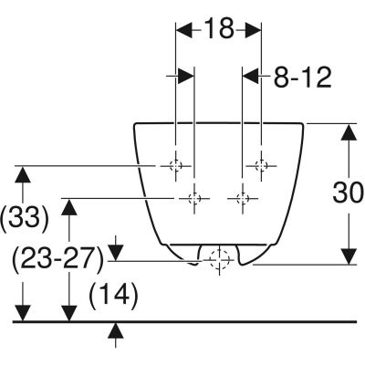 Geberit iCon 501898001 bidet wiszący