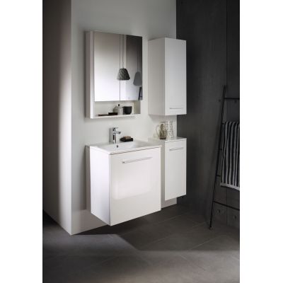 Geberit Selnova Square 501236001 umywalka z szafką 60 cm białą