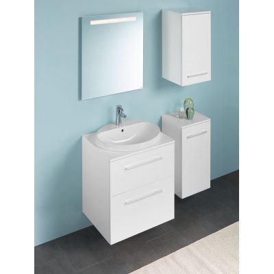 Geberit Variform 500712012 umywalka 50x45 cm owalna wpuszczana biała