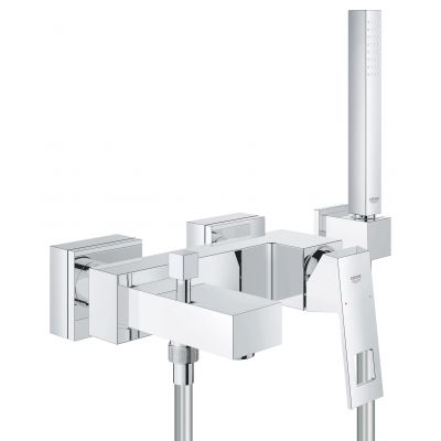 Grohe Eurocube 23141000 bateria wannowo-prysznicowa ścienna starlight chrome