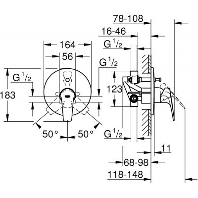 Zestaw Grohe 26815000, 26963001, 27369000, 27851000, 29117000
