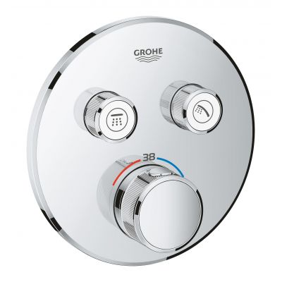 Grohe Grohtherm SmartControl 29119000 bateria wannowo-prysznicowa podtynkowa termostatyczna starlight chrome