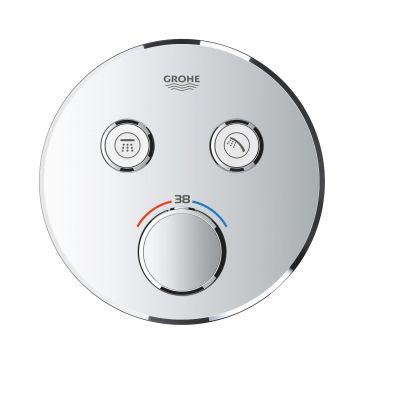 Grohe Grohtherm SmartControl 29119000 bateria wannowo-prysznicowa podtynkowa termostatyczna starlight chrome