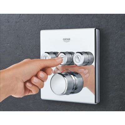 Grohe Grohtherm SmartControl 29126000 bateria wannowo-prysznicowa podtynkowa termostatyczna starlight chrome