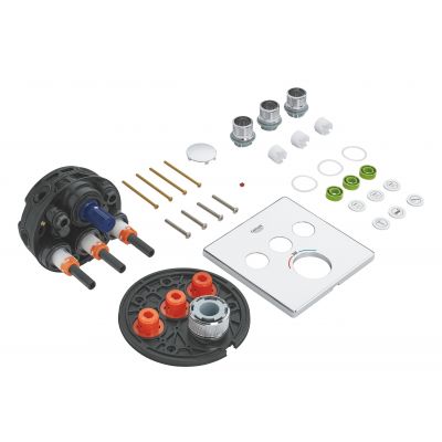 Grohe Grohtherm SmartControl 29126000 bateria wannowo-prysznicowa podtynkowa termostatyczna starlight chrome