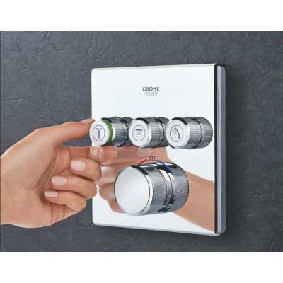 Grohe Grohtherm SmartControl 29126000 bateria wannowo-prysznicowa podtynkowa termostatyczna starlight chrome