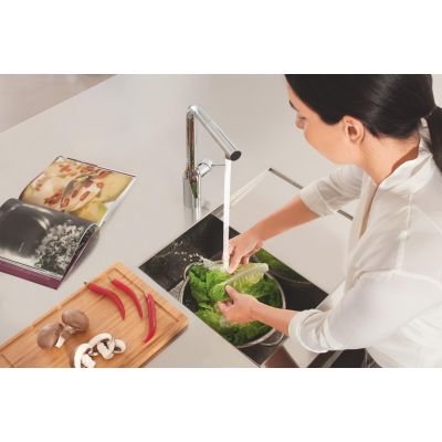 Grohe Essence 30270000 bateria kuchenna stojąca starlight chrome