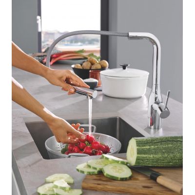 Grohe Essence 30270000 bateria kuchenna stojąca starlight chrome