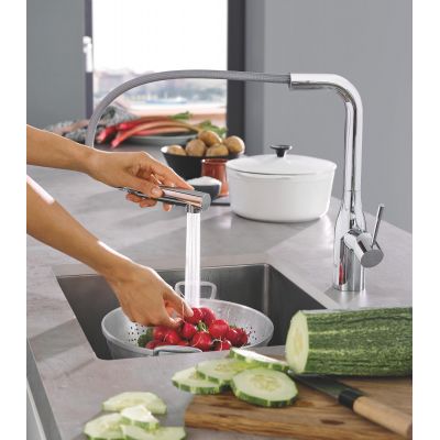 Grohe Essence 30270000 bateria kuchenna stojąca starlight chrome