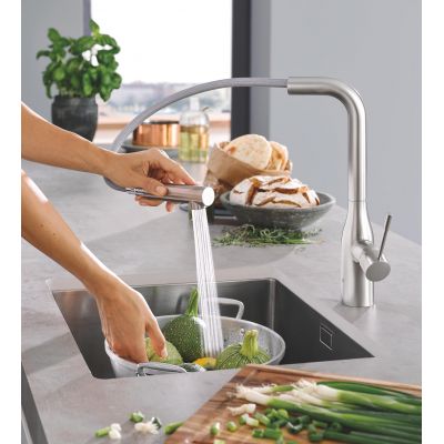 Grohe Essence 30270DC0 bateria kuchenna stojąca supersteel