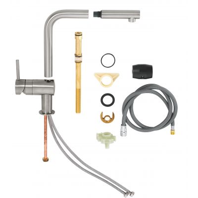 Grohe Minta 32168DC0 bateria kuchenna stojąca supersteel