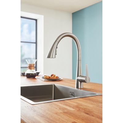 Grohe Zedra 32294DC2 bateria kuchenna stojąca supersteel