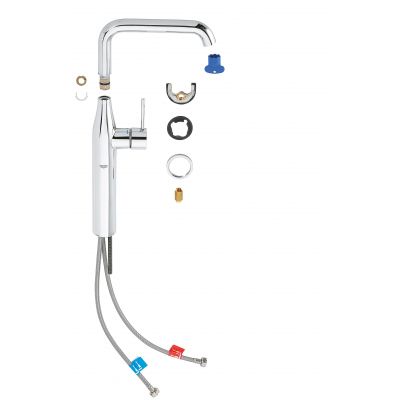 Grohe Essence New 32901001 bateria umywalkowa stojąca starlight chrome