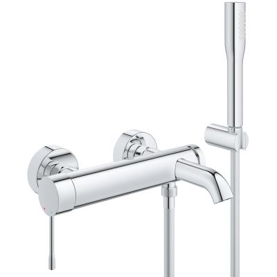 Grohe Essence 33628001 bateria wannowo-prysznicowa ścienna starlight chrome