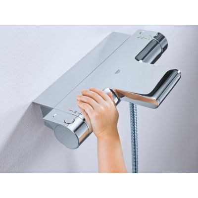 Grohe Grohtherm 2000 34464001 bateria wannowo-prysznicowa ścienna termostatyczna starlight chrome